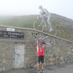 Me at Col du Tourmalet