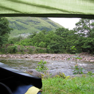 Glencoe - view from my tent