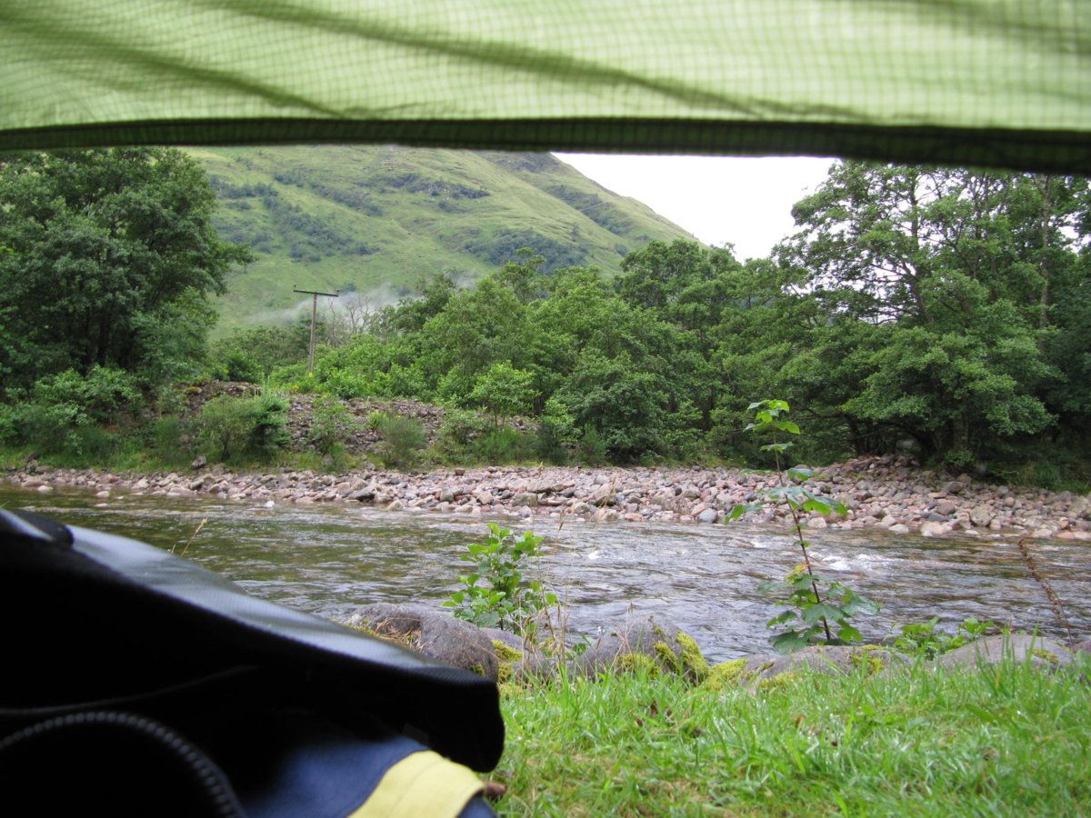 Glencoe - view from my tent