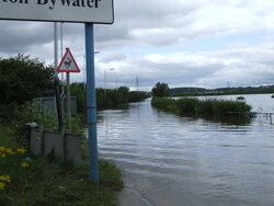 Floods. West Yorkshire Scenes. Castleford. Barnsdale Road. 1.JPG