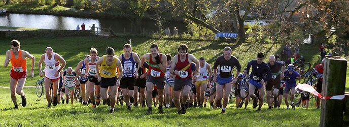 Racing. 2009. Fell-Running.  \'Harriers verses Cyclists\'. Start.jpg