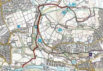 Racing. 2010. Fell-Running. \'Harriers verses Cyclists\'. Route Map.jpg