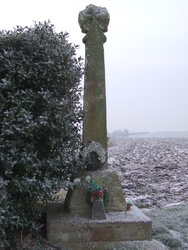 North Yorkshire Scenes. Towton. Battle Of Towton Memorial.2.JPG