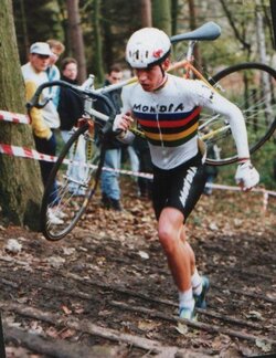 Cycling. 1990s. Cyclo-Cross. Nations Cup. Leeds 1992. Thomas Frischnect..jpg