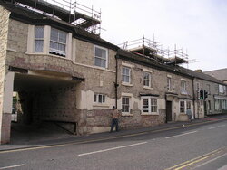 North Yorkshire Scenes. Sherburn-in-Elmet. Red Bear.JPG