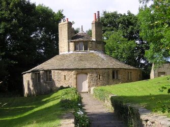 North Yorkshire Scenes. Beamsley. Almshouses. 2.JPG