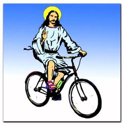 JesusChristOnABicycleArt.jpg