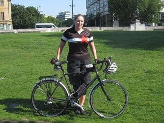 Becs and her new steed.jpg