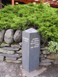 Lakes. Easter 2005. Ambleside. Marker Post.JPG