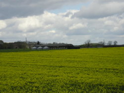 North Yorkshire Scenes. Tadcaster. Headley Hall. RFC. Hanger. 1.JPG