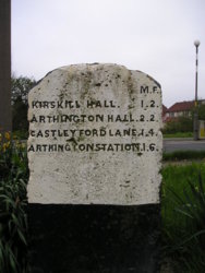 West Yorkshire Scenes. Bramhope. MileStone. 1.JPG