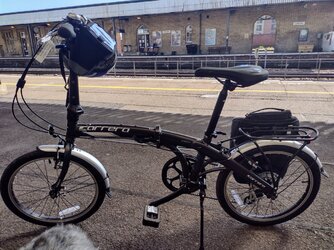 Carrera intercity shop folding bike