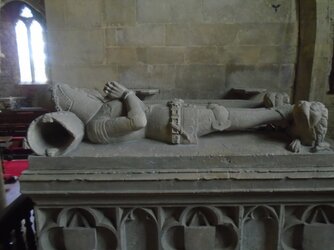 220528-7663 Chewton Mendip St Mary Magdalene Sir Henry Fitzroger d 1388 tomb.JPG