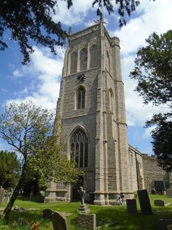 220611-8199 Mark  Holy Cross-St Mark SW view of tower.JPG