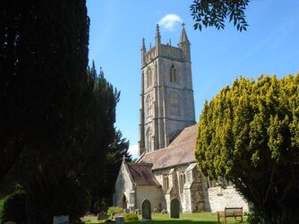 220627-8652 Publow-All Saints-tower-S porch from SE.JPG