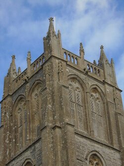 220709-8925 Lympsham St Christopher-tower top.JPG