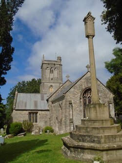 220709-8933 Brent Knoll St Michael & cross from ESE.JPG