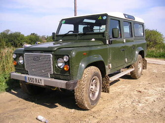 Defender. S50 RAT. Green-Laning. West Yorkshire. Kirk Smeaton. Crabtree Lane. 2.JPG