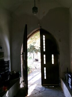 231027-3353 Bleadon - St Peter & St Paul-view out through porch-sovereign.JPG