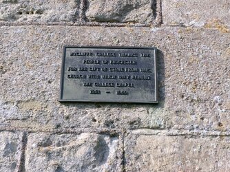 240308-5003 Frocester St Peter-masonry reuse plaque.JPG