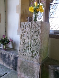 250331-0612  Littleton Drew All Saints porch C9 cross shaft fragment.JPG