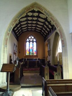220314-6053 Cromhall St Andrew HE1114974 chancel arch-chancel.JPG