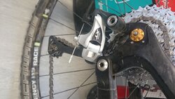 Chain rubbing 2025 on rear derailleur