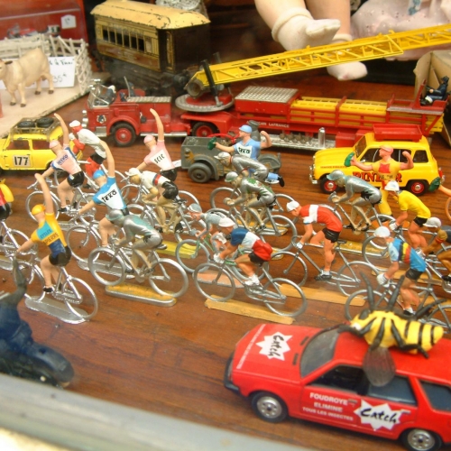 Bike and Seen in French Antique Shop