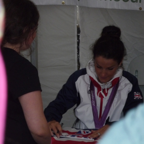 Lizzie Armitstead Homecoming Otley 15th August 2012 in Otley