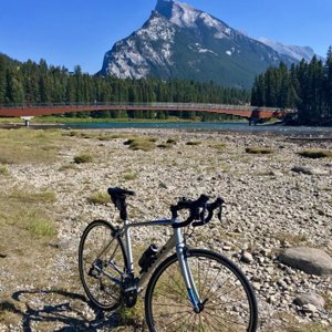 Mount Rundle, from the Bow River, Banff, AB