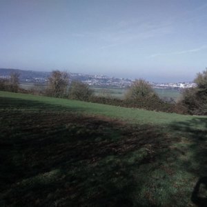 On Caswell  hill looking towards Portishead