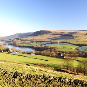 View of the Longdendale Valley from Tintwistle