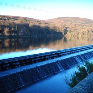 Overflow at Valehouse Reservoir