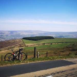 View towards Simmondley and Glossop