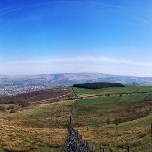 Panorama of Simmondley and Glossop