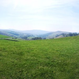 Panorama looking towards Hayfield