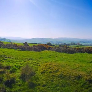 Morning ride 21/4/2019 Panorama looking towards Hayfield