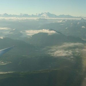 French Alps from afar