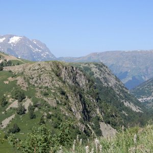 Valley between Alpe d'Huez and Col de Sarenne