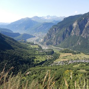 Vallée de la Maurienne from part up Col du Chaussy climb - 2