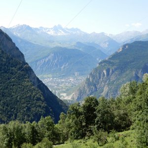 Vallée de la Maurienne from part up Col du Chaussy climb - 2