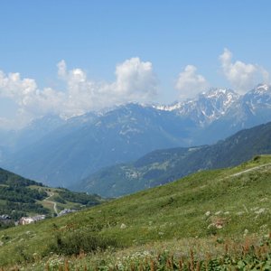 View south from near Col de la Madeleine