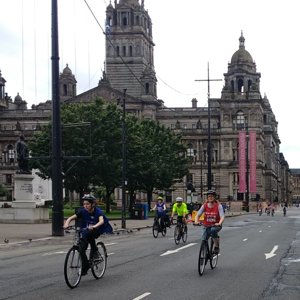 No car zone - George's Square