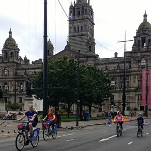 No car zone - George's Square