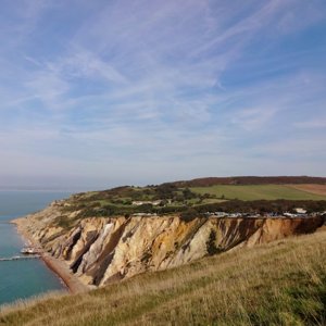 Alum Bay on the Isle of Wight