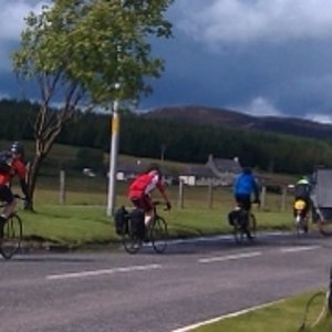 The fast ones are leaving for Newtonmore.jpg