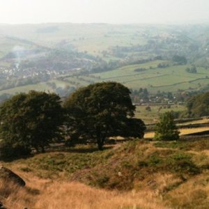 Curbar Edge view