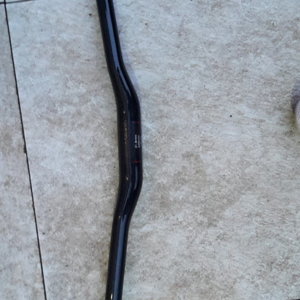 Carbon fibre riser handlebars