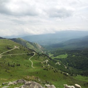 Eastward view from Col de Pailheres