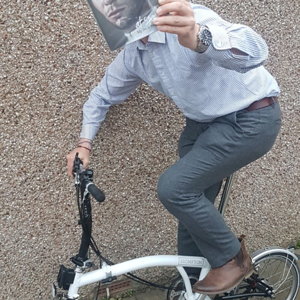 Cav on a Brompton